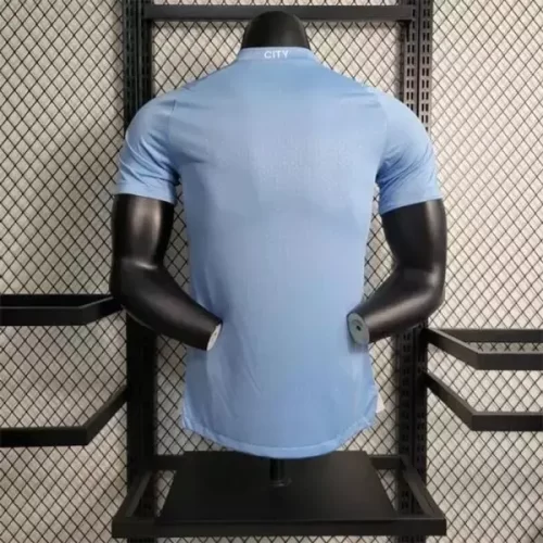 Manchester City Home Player Version Soccer Football Jersey
