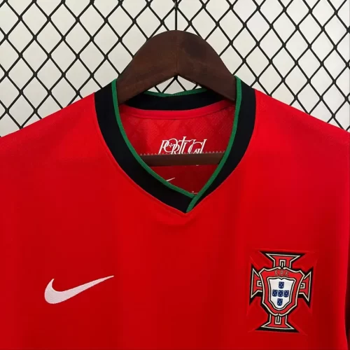 Portugal Home EURO 2024 Fan Version Soccer Jersey