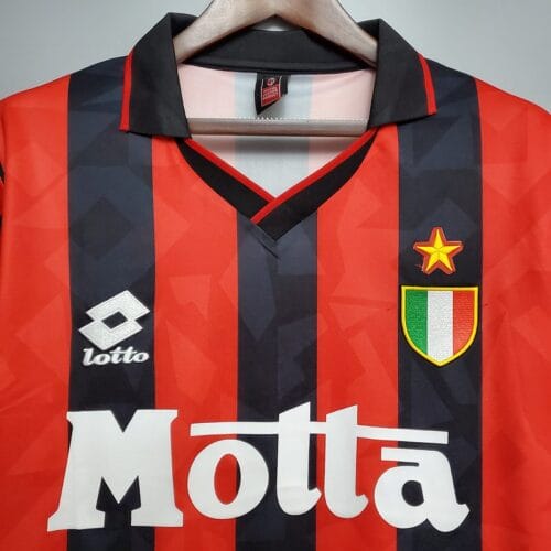 Buy Best Online Ac Milan 1993-94 Retro Soccer Jersey - Image 8