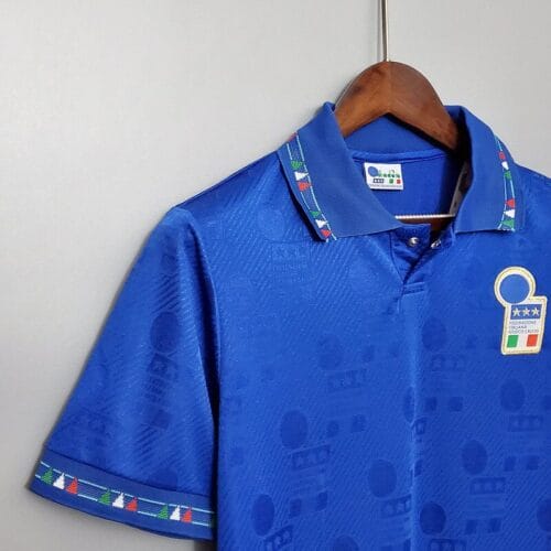 Buy Italy Home Retro Classic Football Soccer Jersey 1994 - Image 4