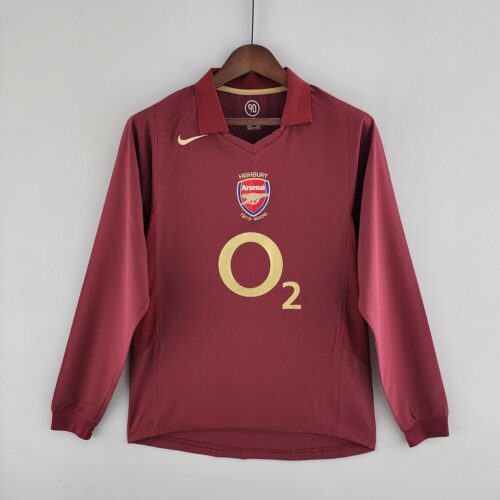 Arsenal Highbury 2005-06 Full Sleeves Retro Soccer Jersey