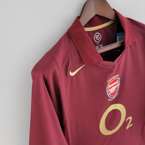 Arsenal Highbury 2005-06 Full Sleeves Retro Soccer Jersey