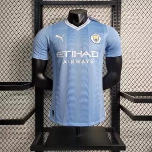 Buy Manchester City Home Player Version Soccer Jersey 2023-24