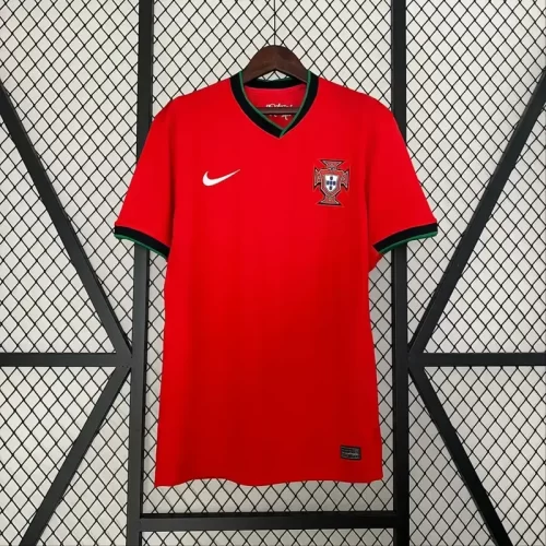 Portugal Home EURO 2024 Fan Version Soccer Jersey