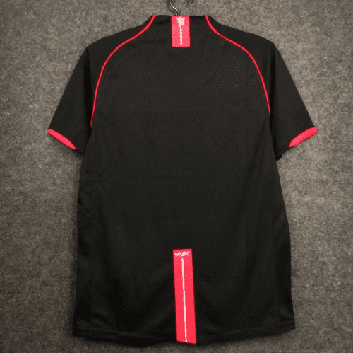 Buy Manchester United Retro 2008 Black/Third Soccer Jersey - Image 2