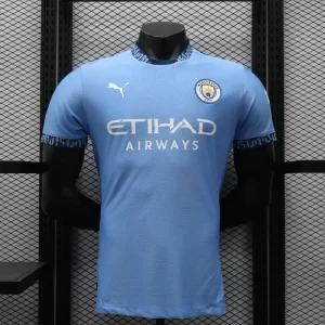 Manchester City Home Player Version Soccer Jersey Manchester City Home Player Version Soccer Jersey