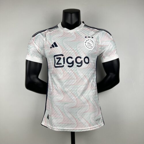 Ajax Away Player Version Soccer Football Jersey