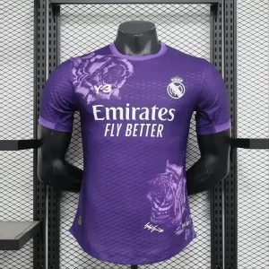 Real Madrid Y-3 Collab Purple Plyer Version Soccer Jersey