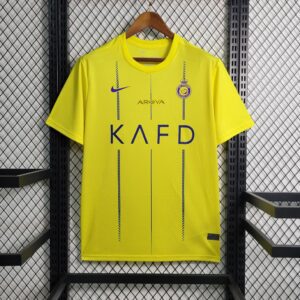 Al Nassr Home Player Version Soccer Jersey 2023 24
