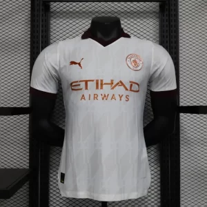 Manchester City Away Player Version Soccer Jersey