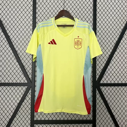 Spain Away Fan Version Soccer Jersey