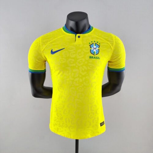 Buy Brazil Home World Cup Soccer Jersey 2022