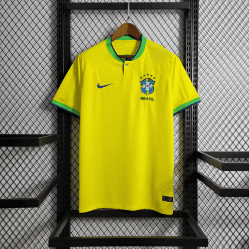 Buy Brazil Home World Cup Soccer Jersey 2022
